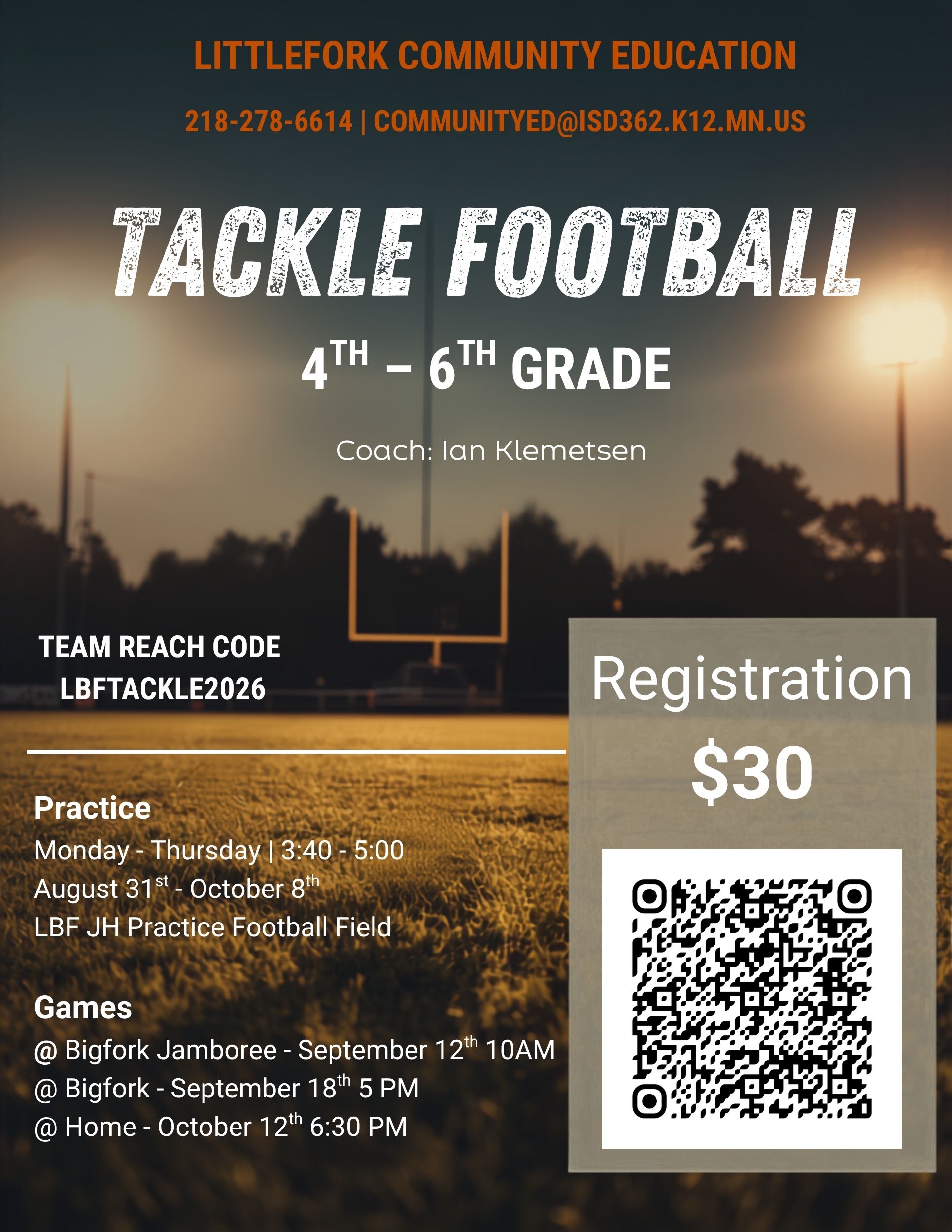Tackle Football